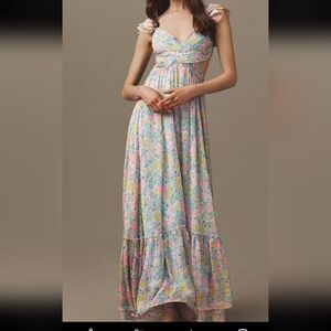 Astr Multicolor Floral Backless Dress